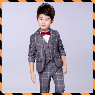 Bộ vest bé trai kèm Gile T349