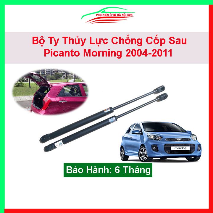 Bộ ty thủy lực ben hơi chống cốp sau Morning 2005-2011 kèm phụ kiện lắp