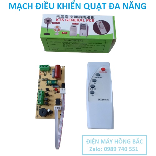Mạch điều khiển quạt từ xa đa năng