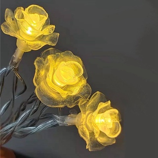 Rose Flower String Light LED Romantic Fairy Light Wedding Party String Lights