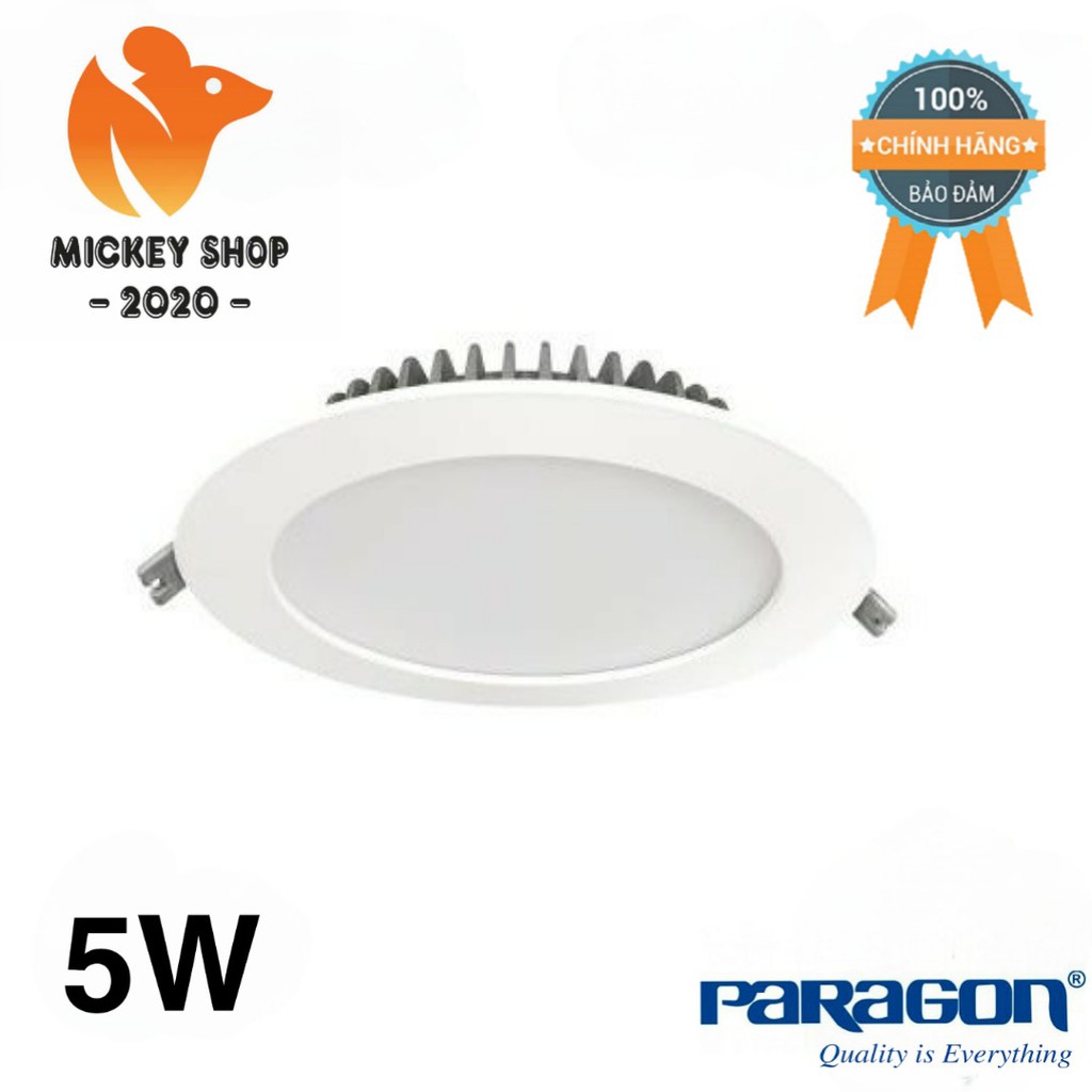 [ BH 24T ] Đèn LED Paragon Downlight Âm Trần (PRDYY Series) - 5W/ 7W/ 9W/ 12W/ 20W - Hàng Chính Hãng