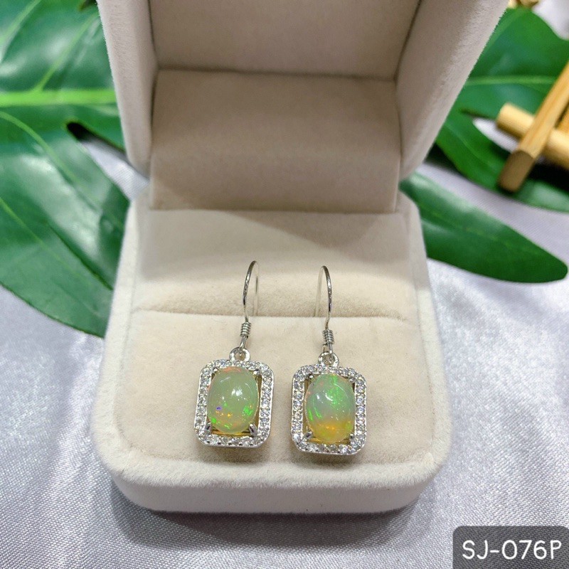 Trang Sức Bạc 925  Đá Opal và Mặt Trăng Lung Linh Đẹp Chuẩn