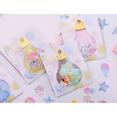 sticker bóng đèn S25 sticker cute sticker dễ thương