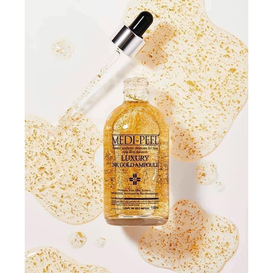 Serum Trắng Da Chống Lão Hoá Vàng 24K MEDI-PEEL LUXURY 24K GOLD AMPOULE HÀN QUỐC | BigBuy360 - bigbuy360.vn