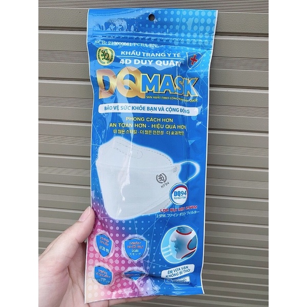 sỉ 300 cái khẩu trang y tế KF94 Duy Quân (thùng 30 gói, mỗi gói 10 cái)