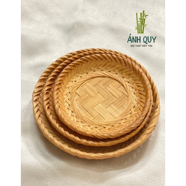 Đĩa mây, khay nhựa nhỏ xinh đựng bánh kẹo, hạt, khăn ướt, các vật dụng mini - Tiện lợi, tinh tế, đẹp mắt