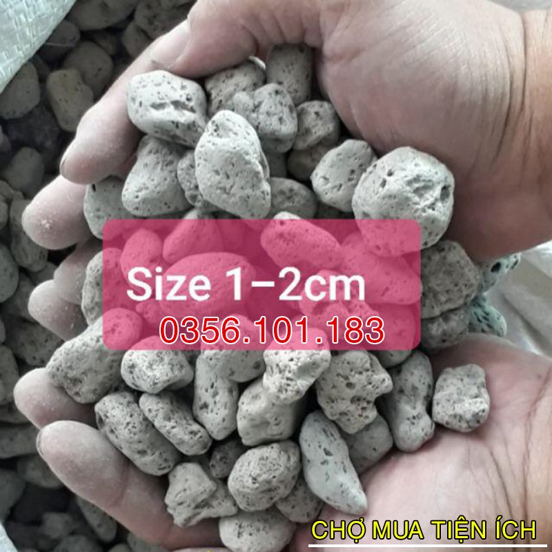 Đá Bọt Trồng Lan Pumice (Đá Bọt Núi Lửa) Giá Thể Trồng Lan, Sen Đá, Cây Cảnh 0,5kg