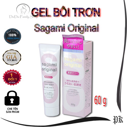 Gel bôi trơn Sagami Original tuýp 60g made in japan