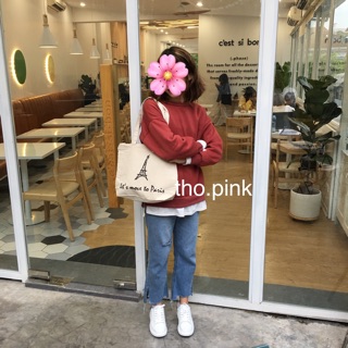 Quần ống loe rách ulzzang