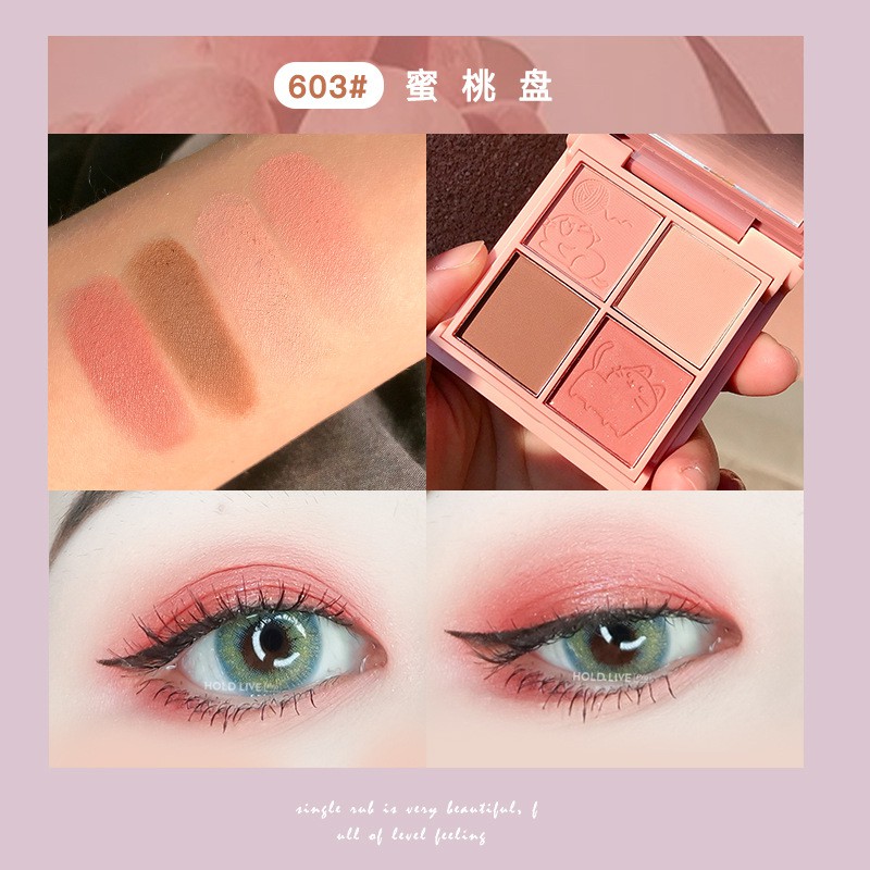 Bảng phấn mắt 4 Ô Màu HOLDLIVE Yue Mu Impression Eyeshadow Palette HL473 [ HOLDLIVE ]