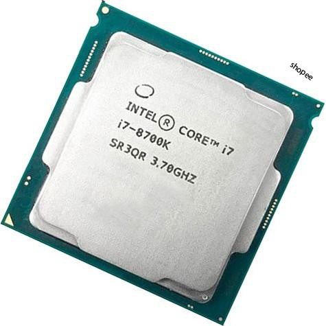 Bộ vi xử lý / CPU Intel Core i7-8700K (3.7GHz turbo up to 4.7Ghz, 6 nhân 12 luồng, 12MB Cache, 95W)