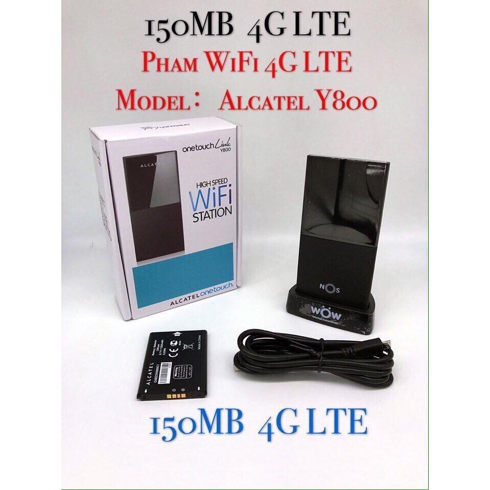Bộ Phát Wifi 3G/4G LTE Alcatel OneTouch Link Y800 Kèm Dock Sạc Pro
