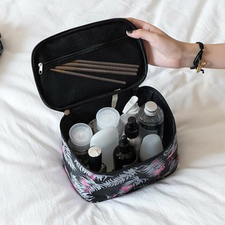 Túi đựng mỹ phẩm đồ trang điểm khi đi du lịch hình hộp (THH10)