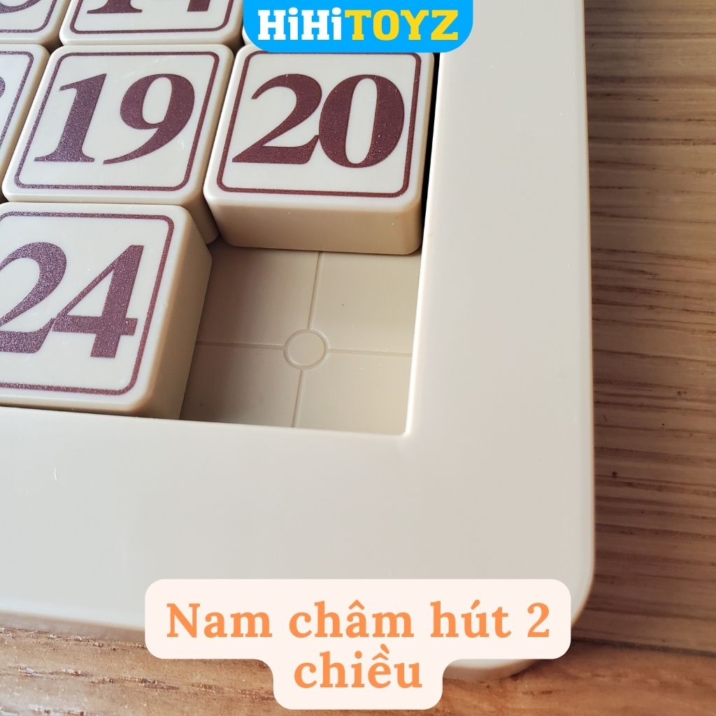 Klotski Bảng Trượt Số Nam Châm Từ Tính Cao Cấp cho bé, Đồ chơi thông minh phát triển tư duy bé 7 tuổi trở lên