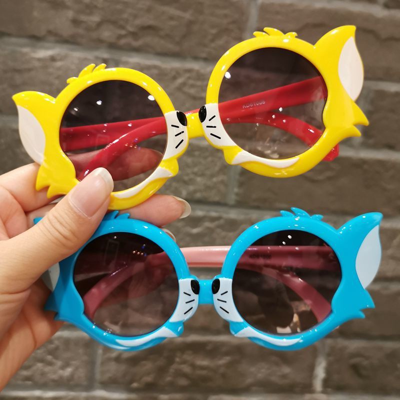 Kính Mát Gọng Nhựa Hình Mèo Tom Ngộ Nghĩnh Cho Bé