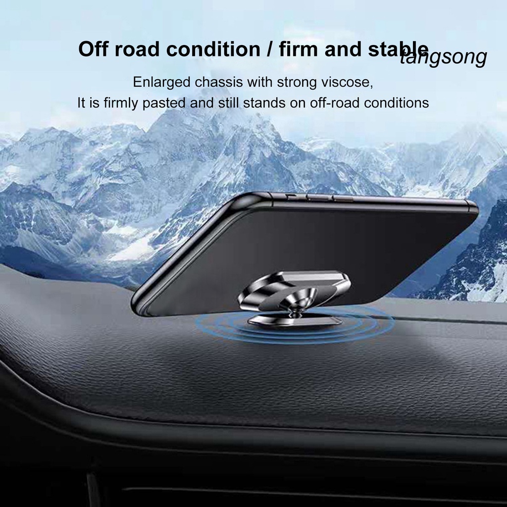 Giá đỡ điện thoại từ tính bằng hợp kim nhôm tự dính chắc chắn cho xe hơi