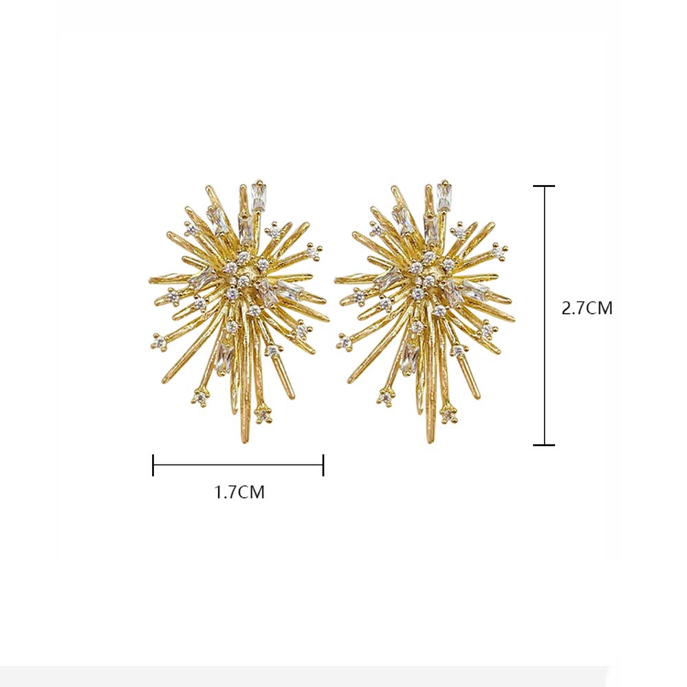 MXGOODS Accessories Fireworks Flower Stud Earrings