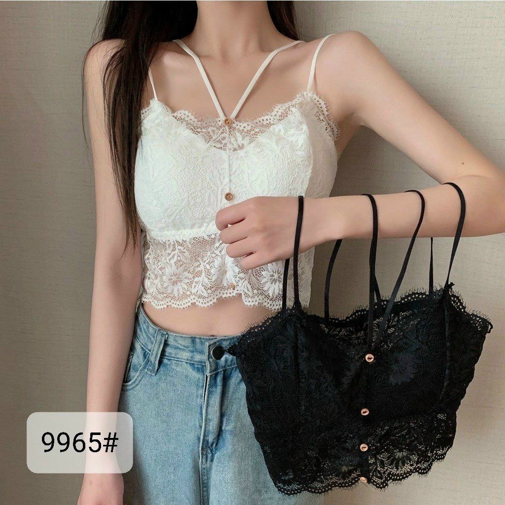 siêu xinh bra ren hàng nút dây chéo cổ mẫu xinhhh