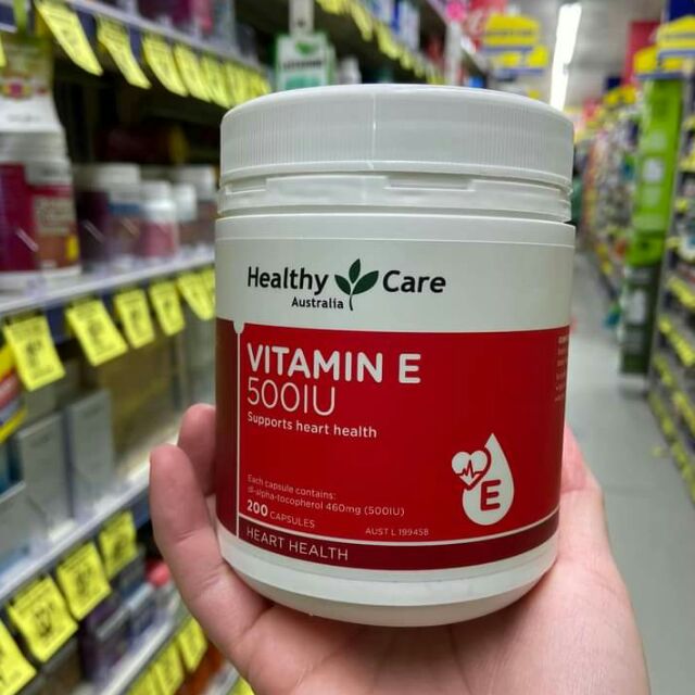Kẹo vitamin E Healthy Care 200v Úc