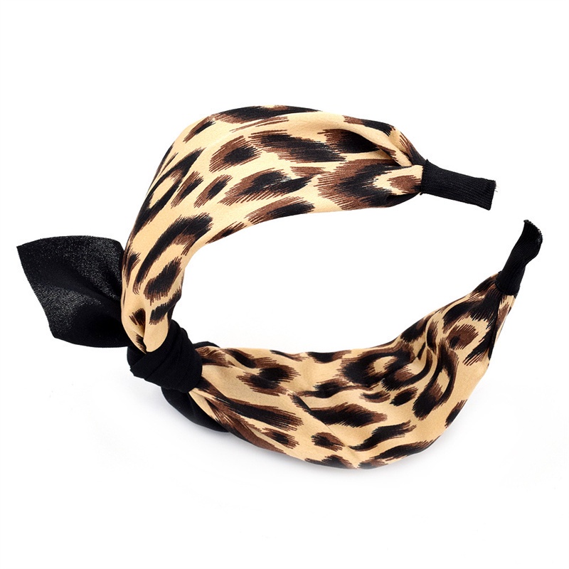 Băng Đô Vành Rộng Họa Tiết Da Báo Thời Trang Thu Đông Dành Cho Nữ