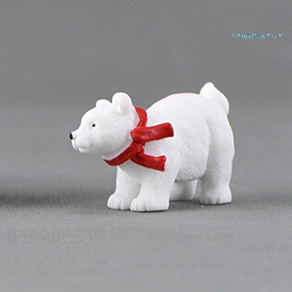 Mô Hình Gấu Bằng Nhựa Resin Trang Trí Vườn DIY