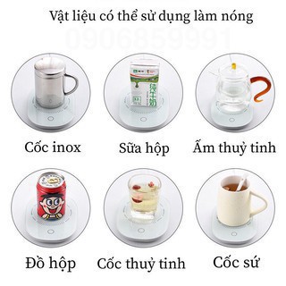 ⚡[MẪU MỚI]⚡ Cốc Sứ Hâm Nóng Kèm Đế Đện Thiết Kế Hiện Đại, Gọn Nhẹ, Dùng Để Hâm Sữa, Cà Phê, Hâm Trà, Tổ Yến...