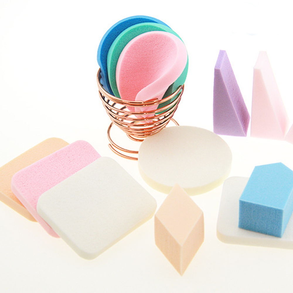 [Hàng mới về] Set 10 mút trang điểm hình quả trứng nhỏ gọn bằng latex tự nhiên