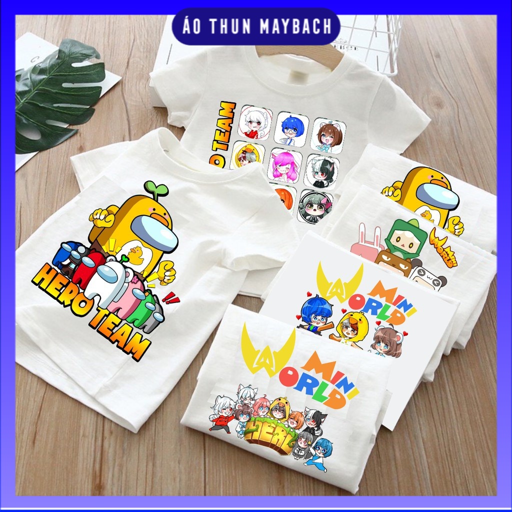Áo Thun Trẻ Em In Hình Hero Team Cực Chất