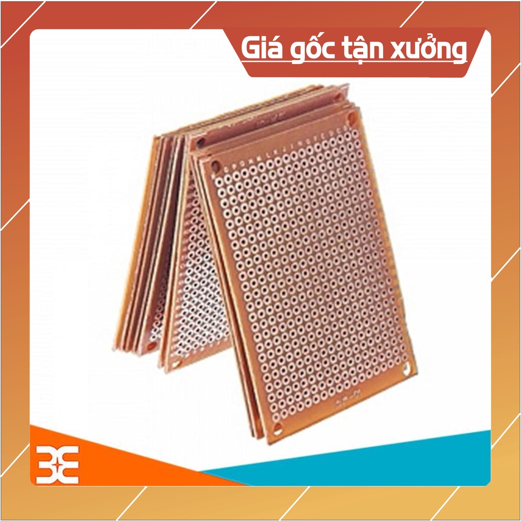 Mạch đồng/PCB đục lỗ 1 mặt 5x7cm/7x9cm/9x15cm..các loại