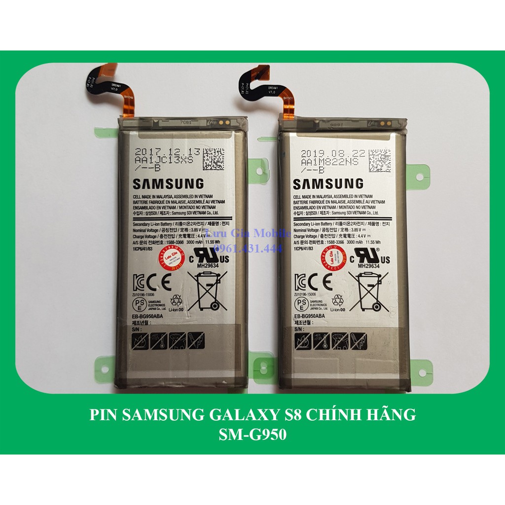 Pin Samsung Galaxy S8 G950 chính hãng | Galaxy S8+ G955 công ty