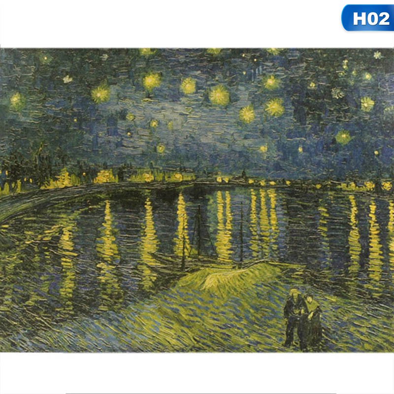 Tranh sơn dầu họa sĩ Van Gogh đẹp mắt