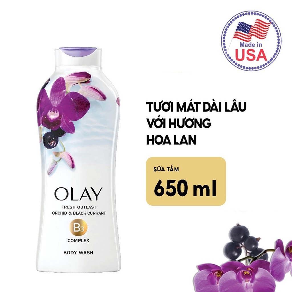 Sữa Tắm Olay hàng Mỹ 650ml (chuẩn chính hãng)