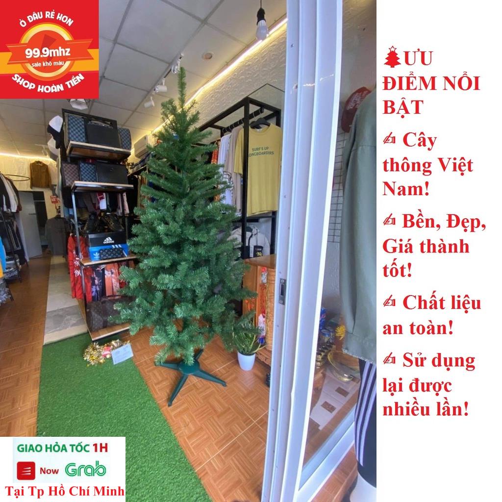 Cây Thông Noel Trang Trí Giáng Sinh 1m5 (150cm) Tặng Kèm 3 Dây Kim Tuyến 1 Ngôi Sao Đỉnh Hàng Việt Nam Chất Lượng Cao