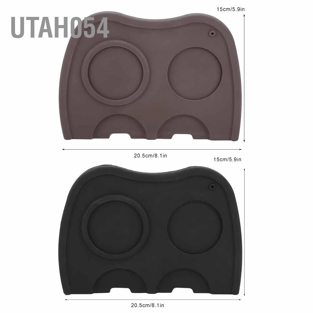 Utah054 Silicone Anti‑Slip Coffee Tamper Mat Pad Holder Support Machine Accessories Tool