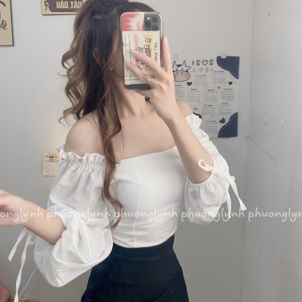 Áo kiểu tay phồng, chất voan mềm [MS26/GN39] | BigBuy360 - bigbuy360.vn