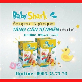 ❌ [ SALE CỰC SỐC 50% + 3️⃣ PHẦN QUÀ ] ❌ BaBy Shark siro vitamin giúp bé ăn ngon ngủ ngon 300ml*30 gói/ hộp