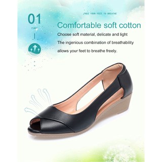 Giày sandal cao gót đế mềm nữ