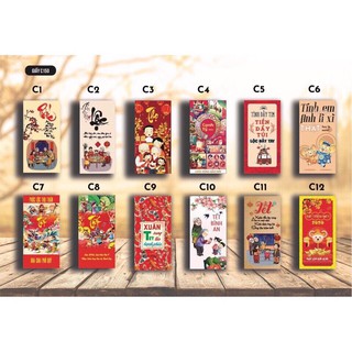 Xấp 50 bao lì xì Tết mẫu HOT 2021