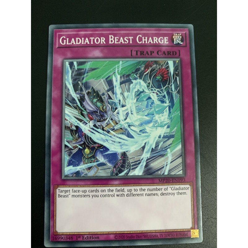 bài yugioh:gladiator beast charge