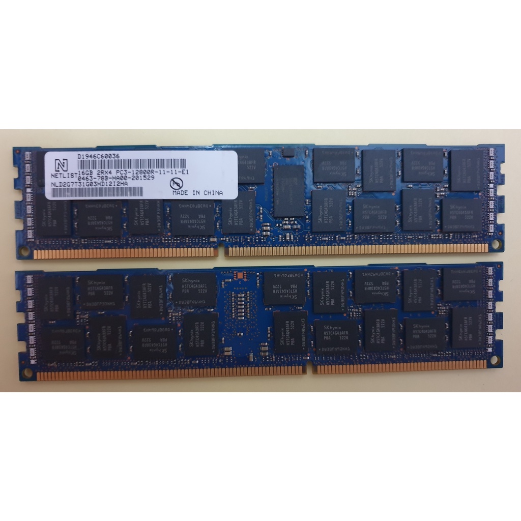 RAM Server Samsung DDR3 /DDR3L 16GB và 8GB ECC REG Buss 1600 / 1333