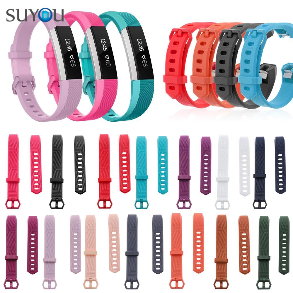 Dây Đeo Thay Thế Chất Liệu Silicon Thiết Kế Nhiều Lỗ Thời Trang Cho Fitbit Alta/Fitbit Alta Hr