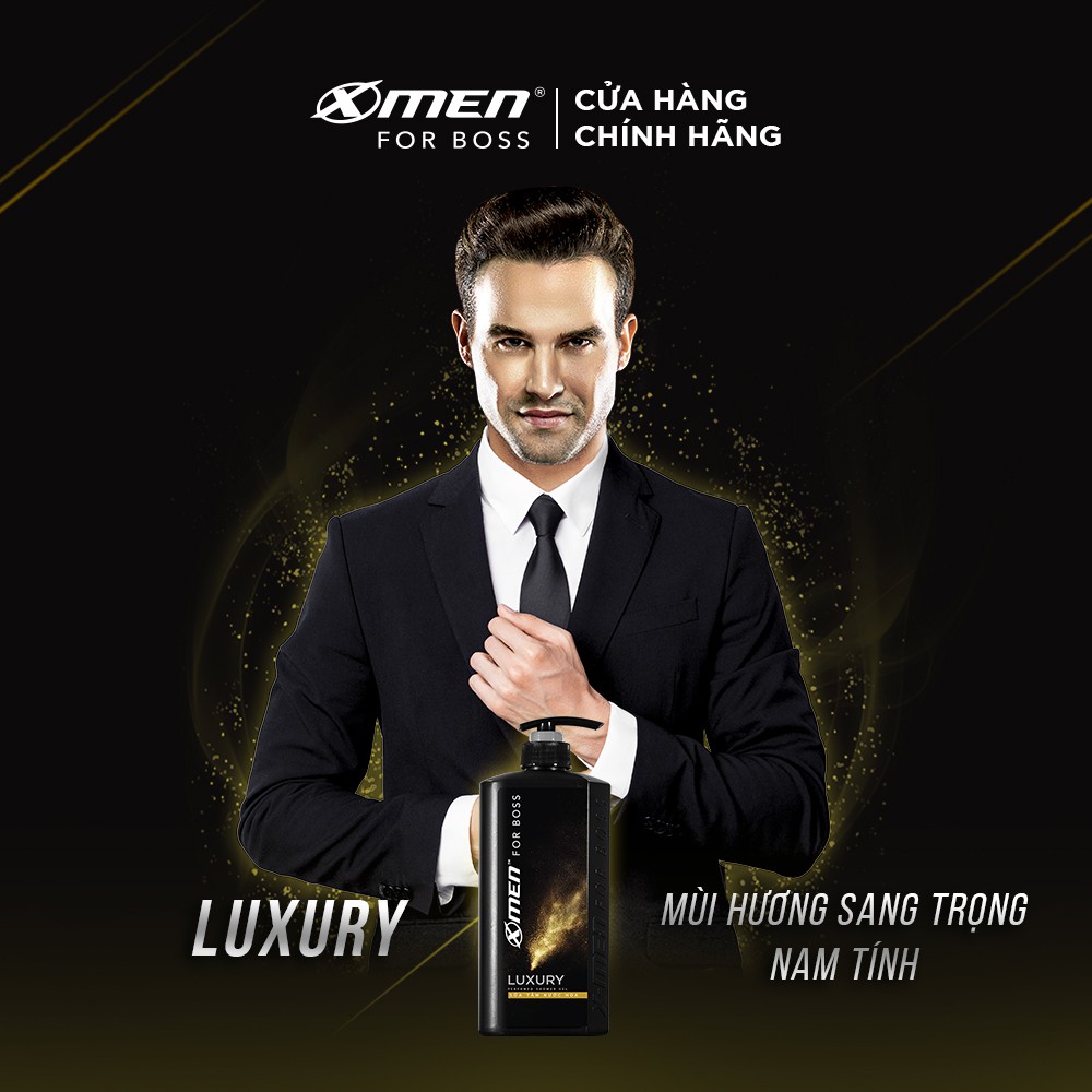 Sữa tắm Nước hoa X-Men For Boss Luxury 650g - Mùi hương sang trọng tinh tế | BigBuy360 - bigbuy360.vn
