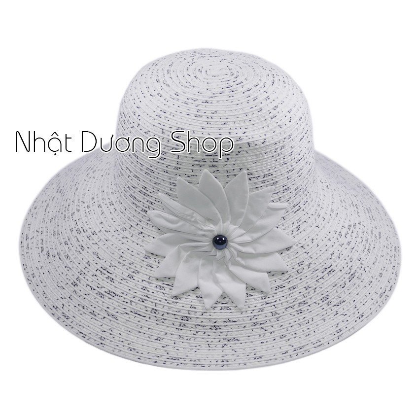 [ FREESHIP ] Nón bo nữ vành rộng 11 cm, vòng đầu 56 cm - chất liệu vải cói đẹp thích hợp cho chị em phụ nữ