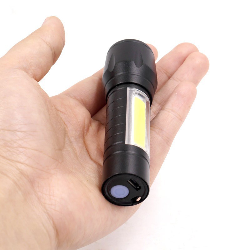 Đèn Pin Mini Siêu Sáng Có Zoom - Chống Nước - Chống Va Đập