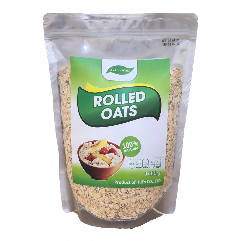 2 gói yến mạch Úc rolled oats giúp giảm cấn, tăng cơ, bổ sung vi chất túi 1000gr Sutoshop