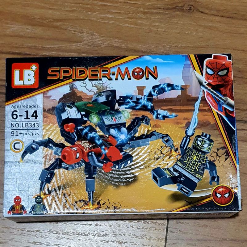 Lego Spider Man, Người Nhện kèm Nhện Sấm Sét 75-91 Chi Tiết