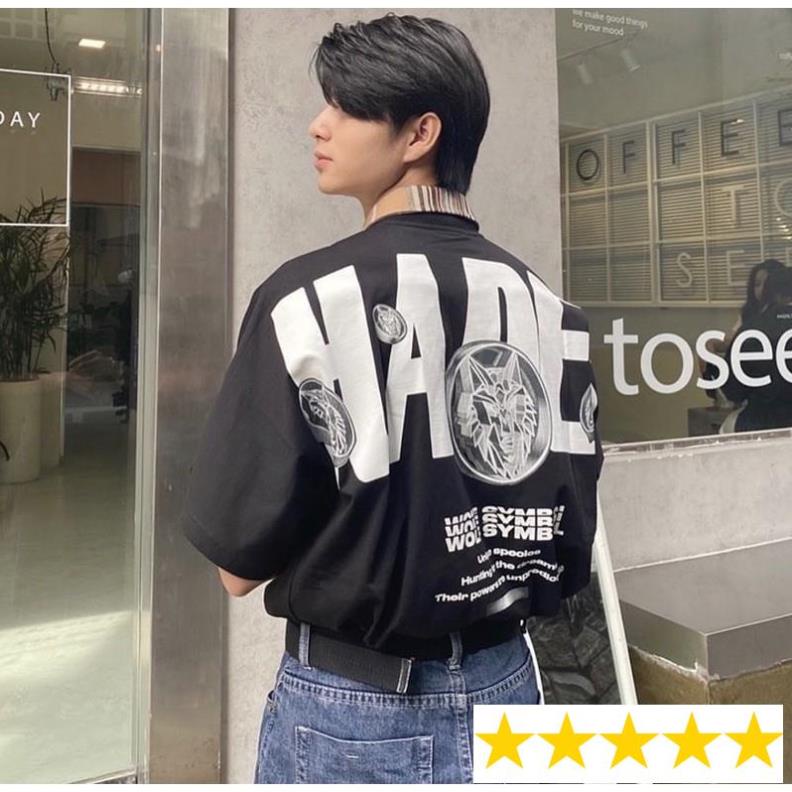 Áo thun hades WOLF SYMBOL tee áo thun tay lỡ Wolf Symbol Tee Nam nữ Full tag