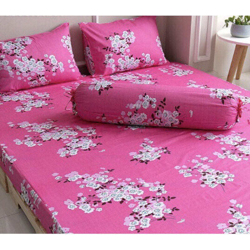 Drap Thắng Lợi, ga trãi giường chuẩn logo CTY thoáng mát (4 món) cao cấp ANH ĐÀO HỒNG
