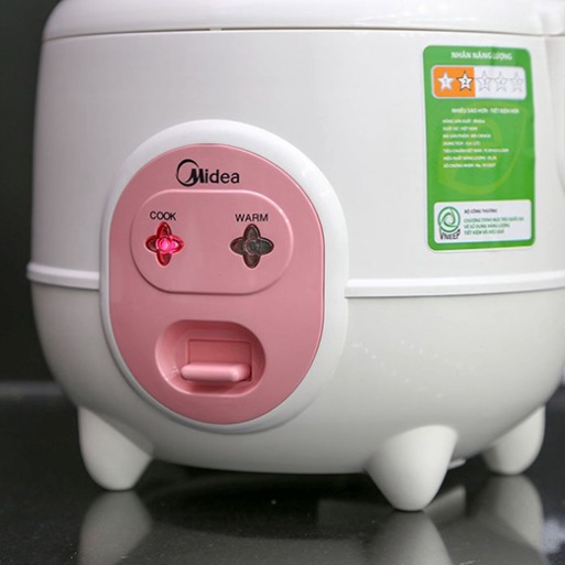 Nồi cơm điện mini Midea 0.6 lít MR-CM06SA, hàng chính hãng , bảo hành 12 tháng toàn quốc , lỗi 1 đổi 1