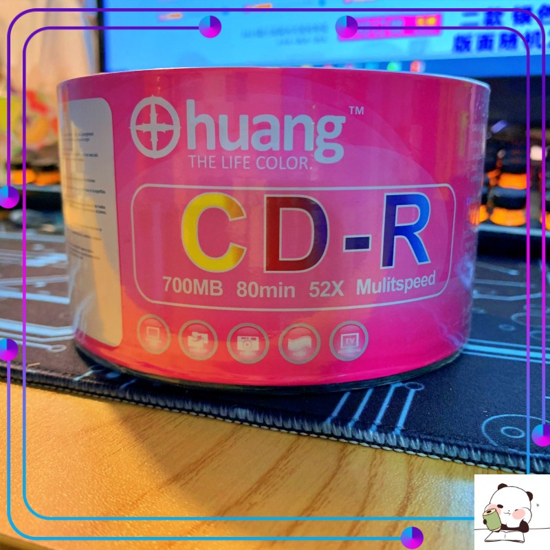 Đĩa trắng CD-R Pink Huang 700mb bán theo nhiều lựa chọn số lượng - màu hồng tím